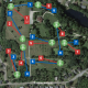 Clifton Disc Golf Course - Map